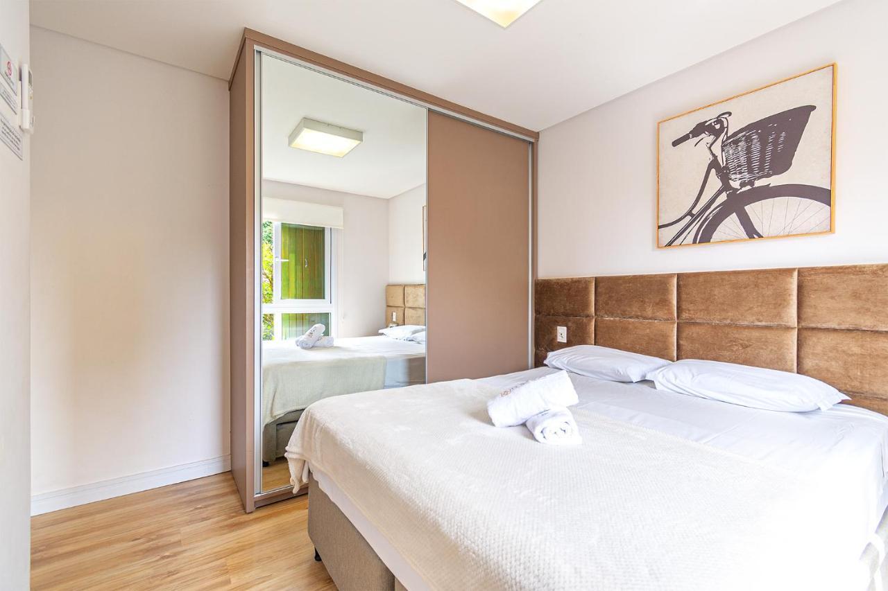 Rosa Apartamento Luxo No Centro Gramado Apartment Luaran gambar