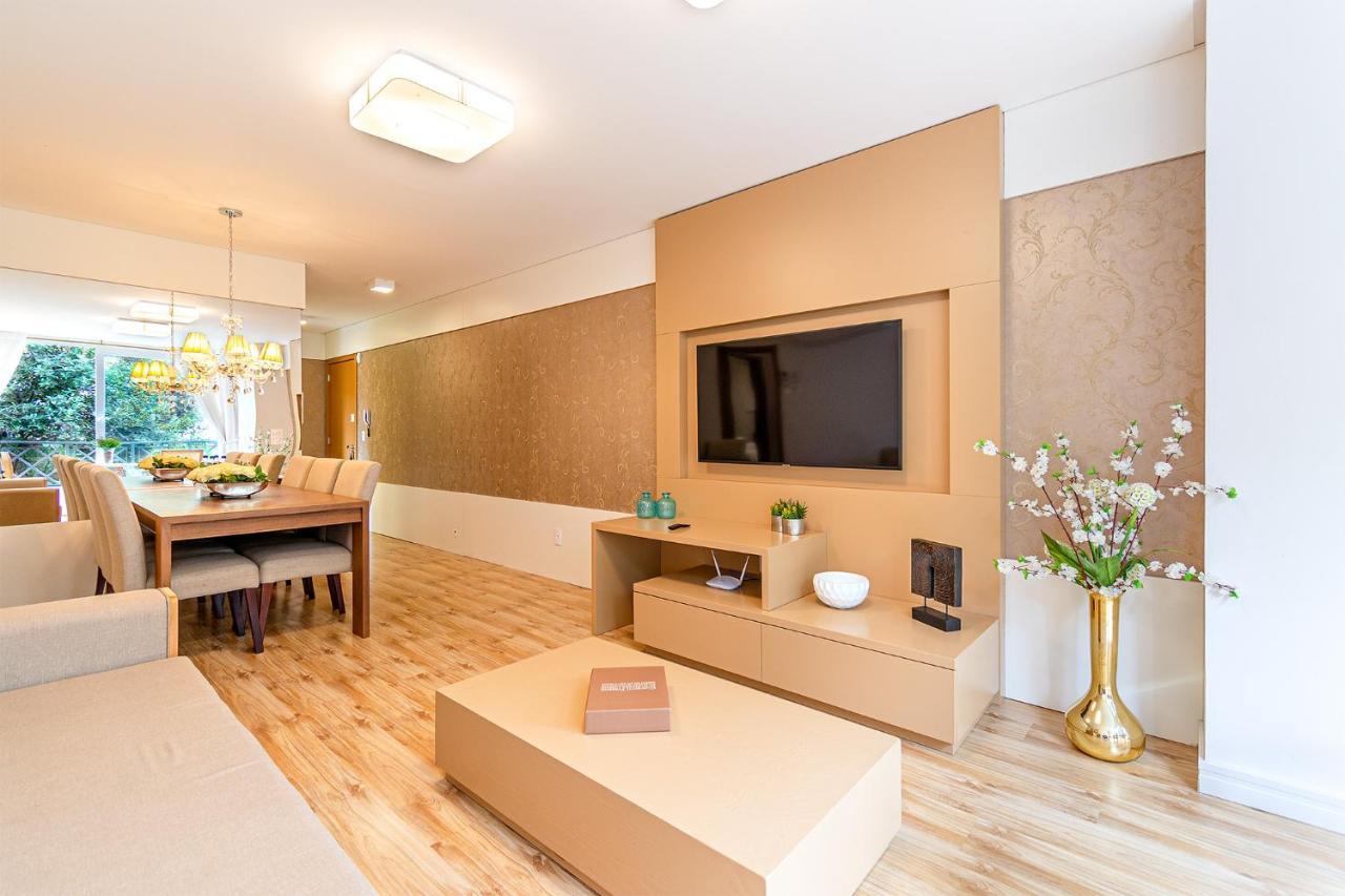 Rosa Apartamento Luxo No Centro Gramado Apartment Luaran gambar
