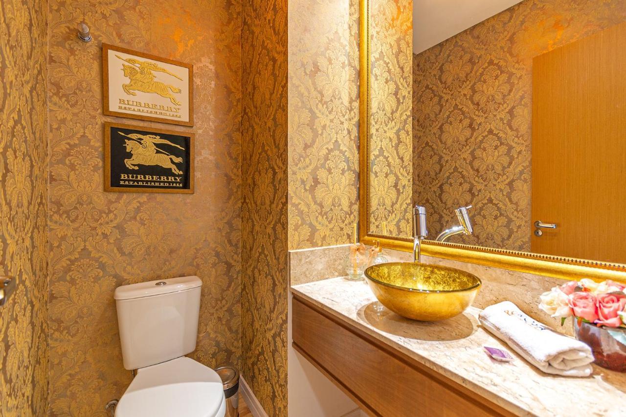 Rosa Apartamento Luxo No Centro Gramado Apartment Luaran gambar
