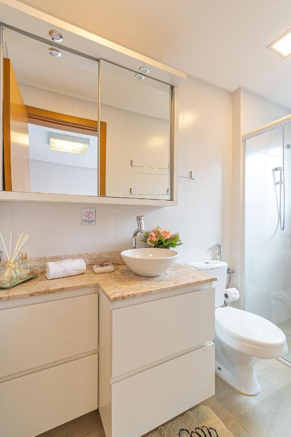 Rosa Apartamento Luxo No Centro Gramado Apartment Luaran gambar
