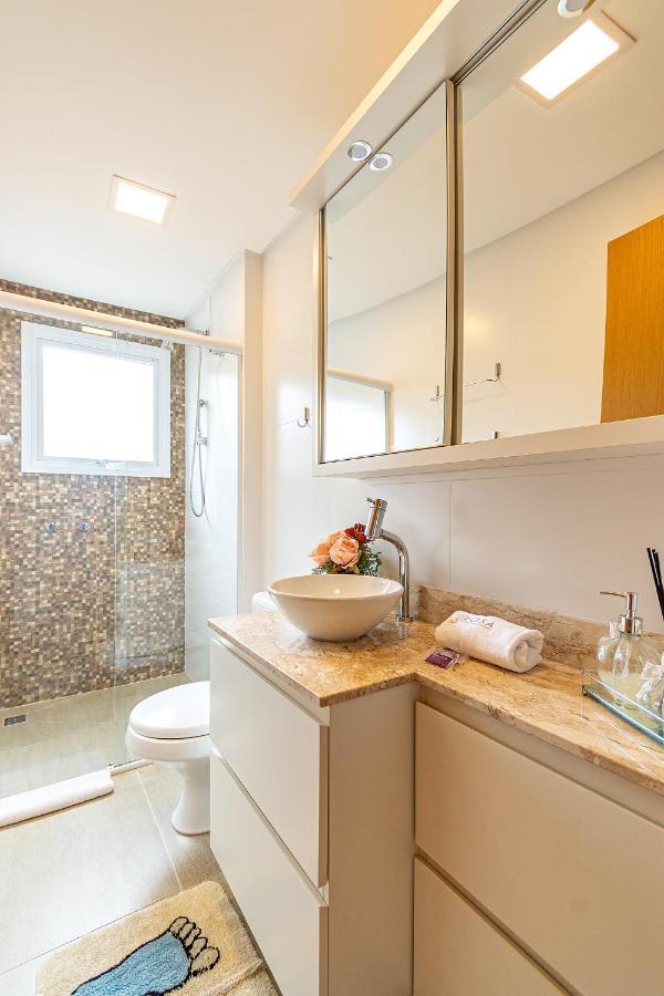 Rosa Apartamento Luxo No Centro Gramado Apartment Luaran gambar