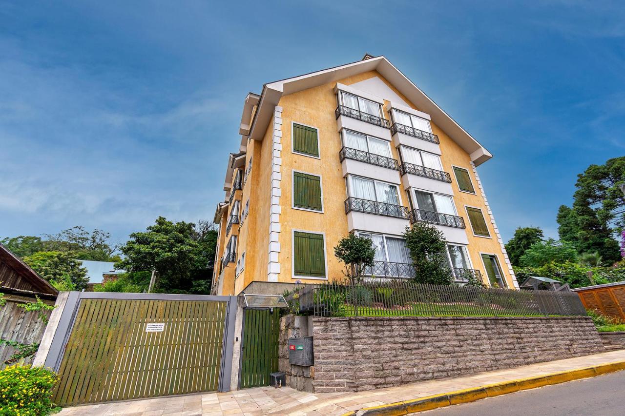 Rosa Apartamento Luxo No Centro Gramado Apartment Luaran gambar