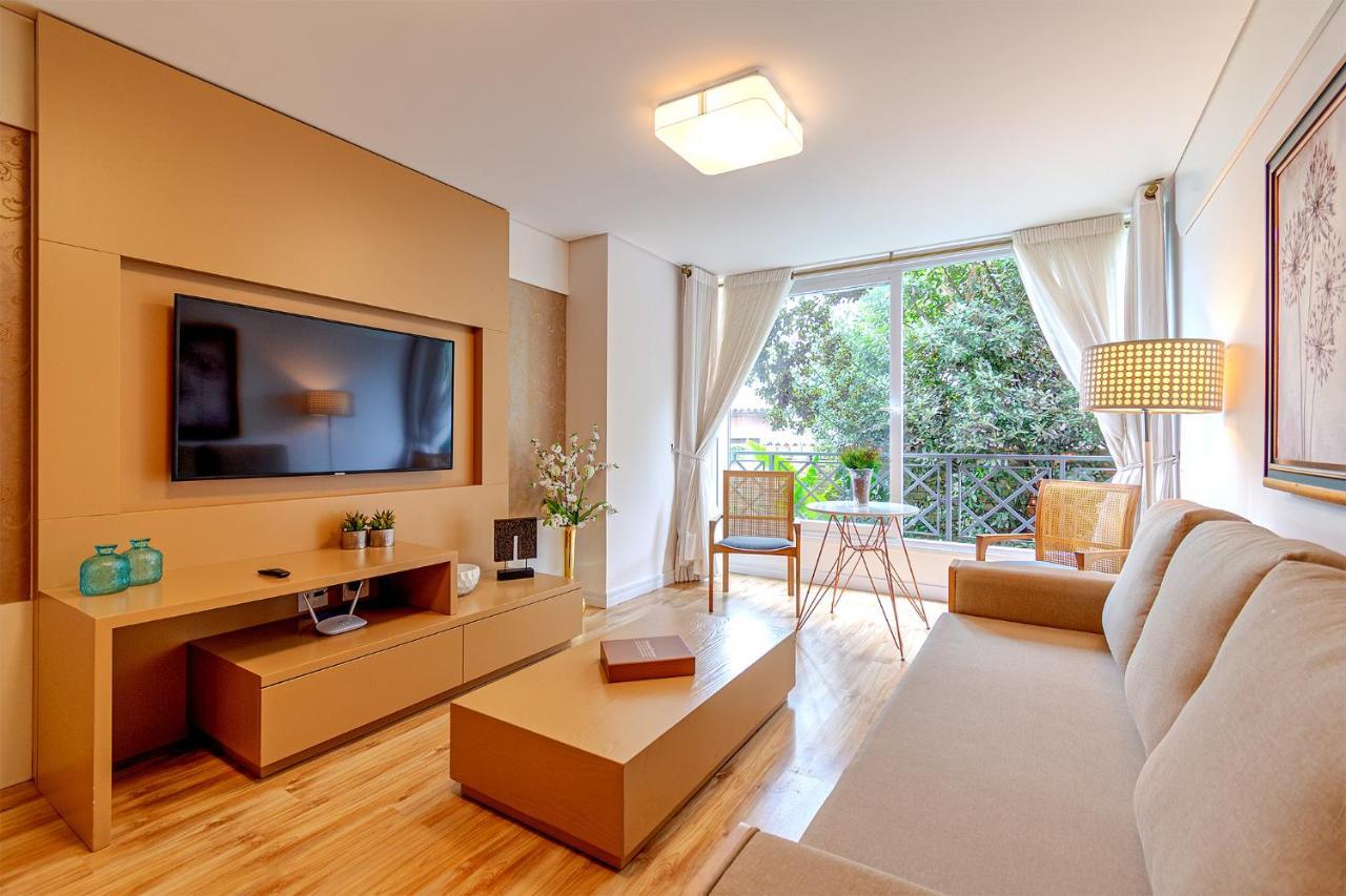 Rosa Apartamento Luxo No Centro Gramado Apartment Luaran gambar