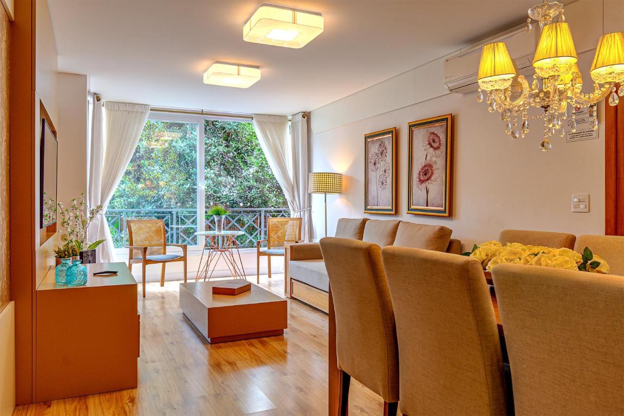 Rosa Apartamento Luxo No Centro Gramado Apartment Luaran gambar